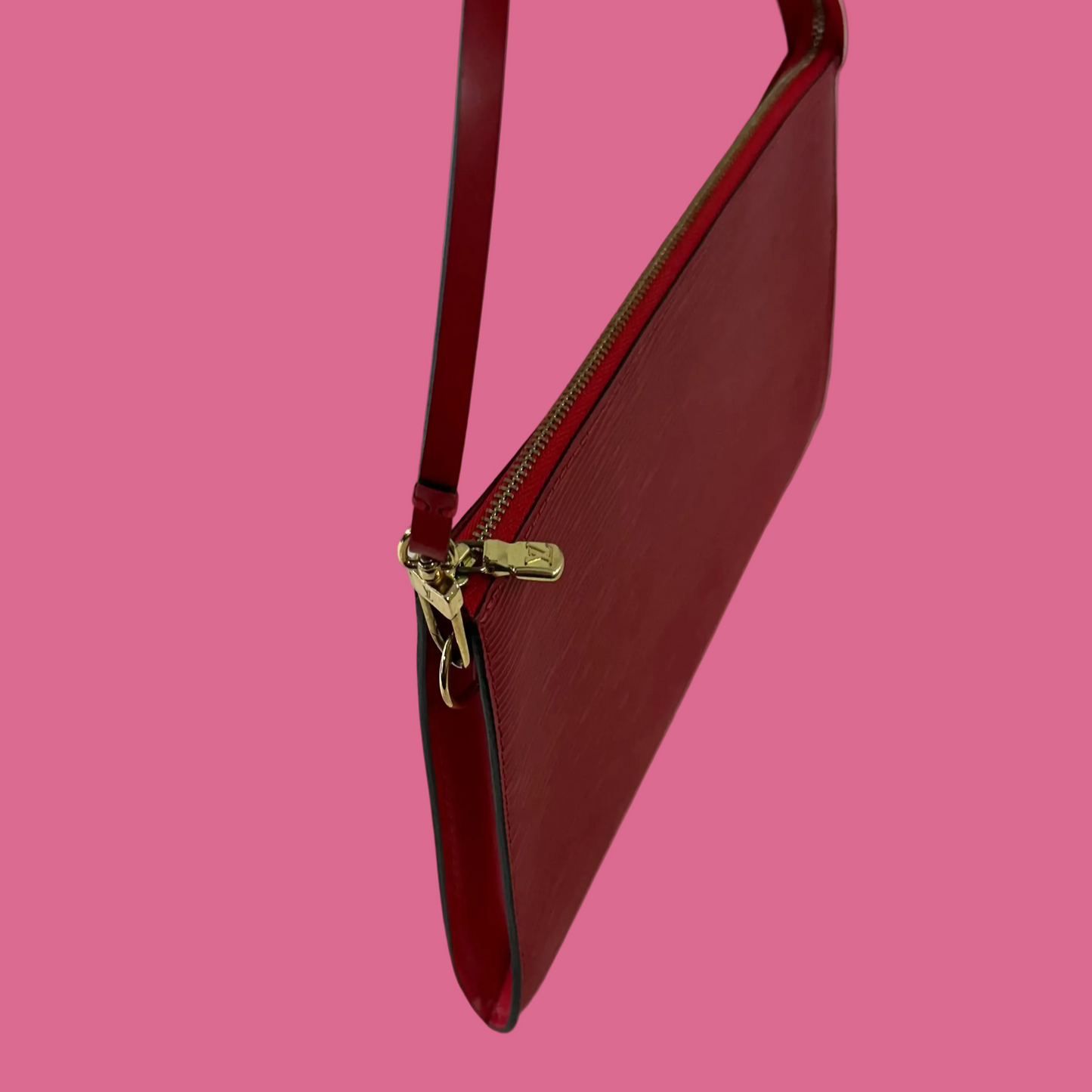 Louis Vuitton Red Epi Leather Pochette