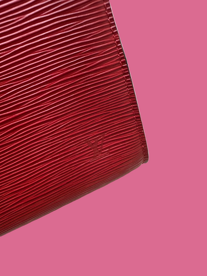 Louis Vuitton Red Epi Leather Pochette