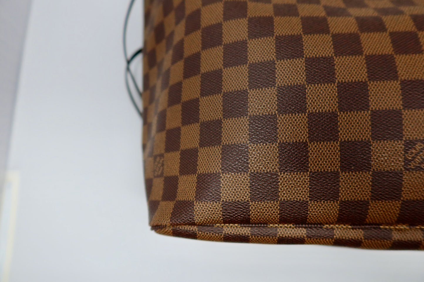 Louis Vuitton Damier Ebene Neverfull Tote Bag