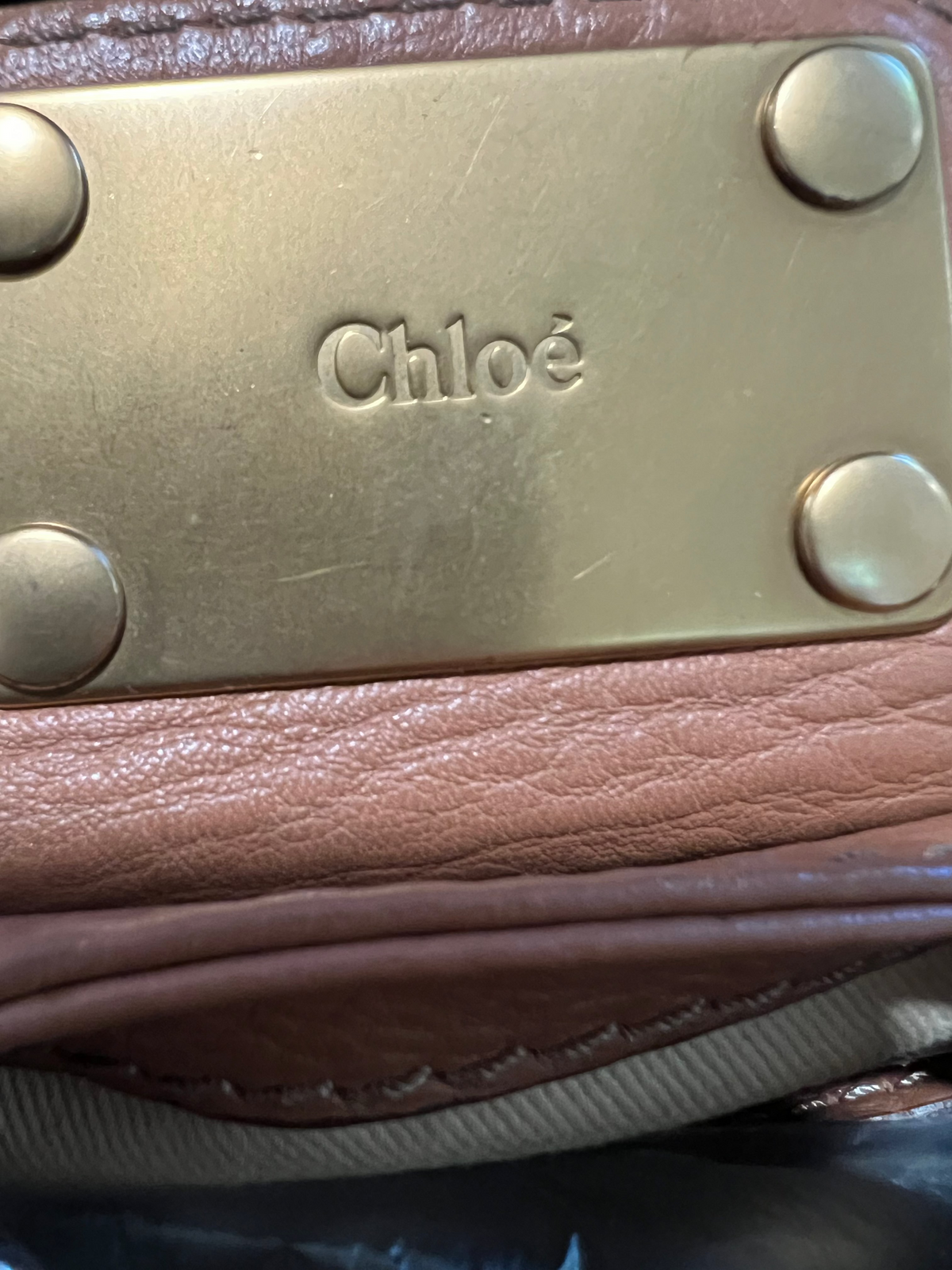 Chloé Mini Paddington Caramel Leather