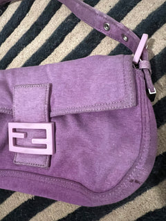 Fendi Purple Baguette Fabric