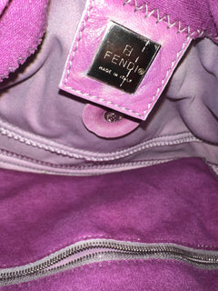 Fendi Purple Baguette Fabric