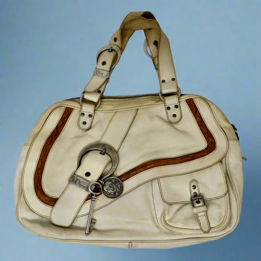Dior Gaucho Saddle leather handbag