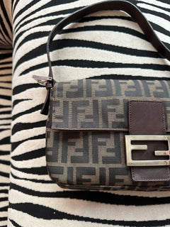 Fendi Baguette Canvas Zucca Print