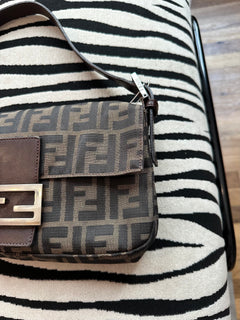 Fendi Baguette Canvas Zucca Print