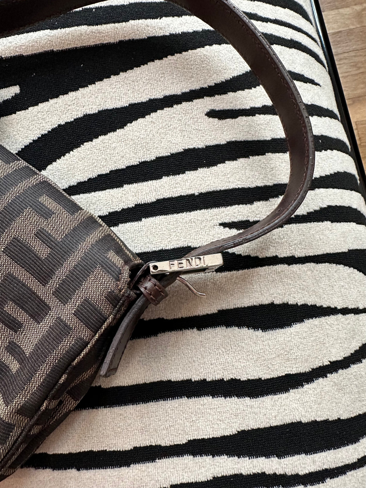 Fendi Baguette Canvas Zucca Print
