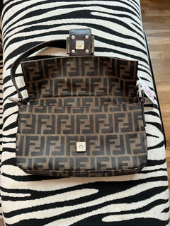 Fendi Baguette Canvas Zucca Print