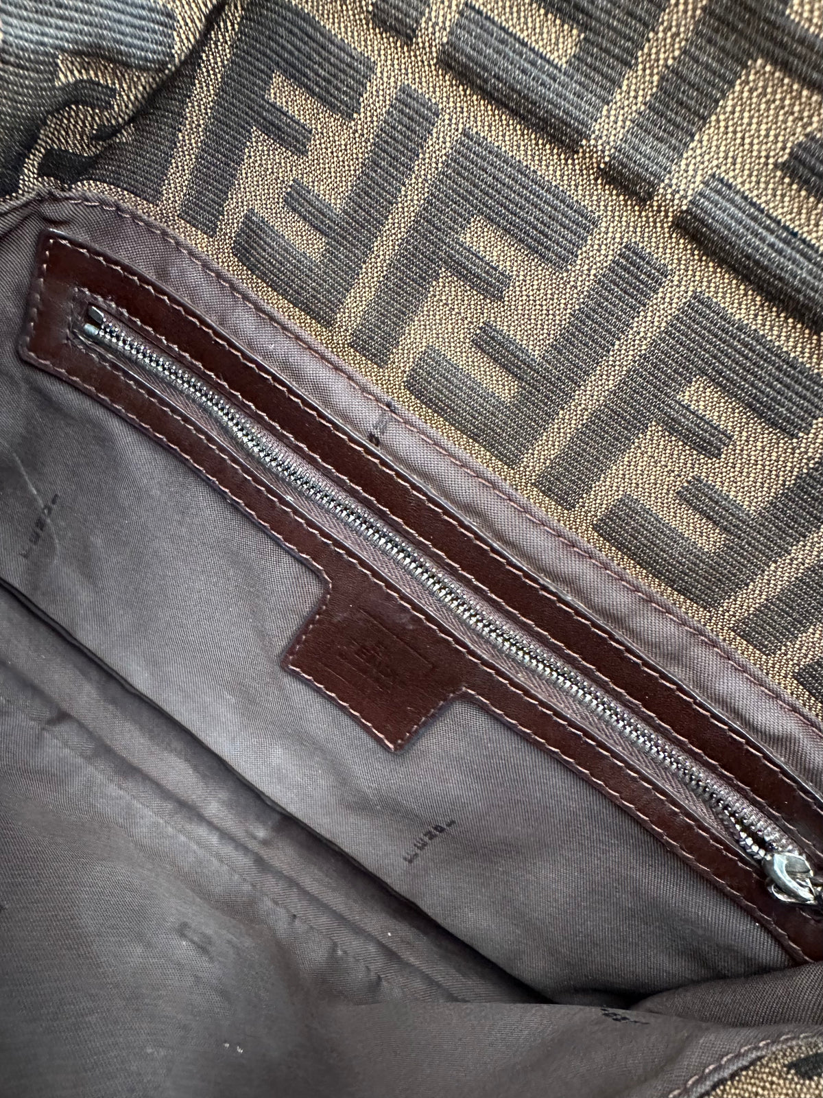 Fendi Baguette Canvas Zucca Print