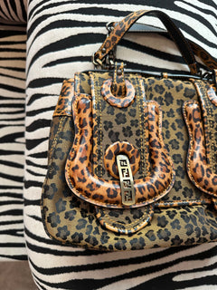 Fendi Leopard Print B Bag (w/ original dust bag)