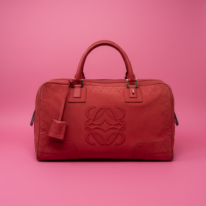 Loewe Amazona 36 Rose Suede