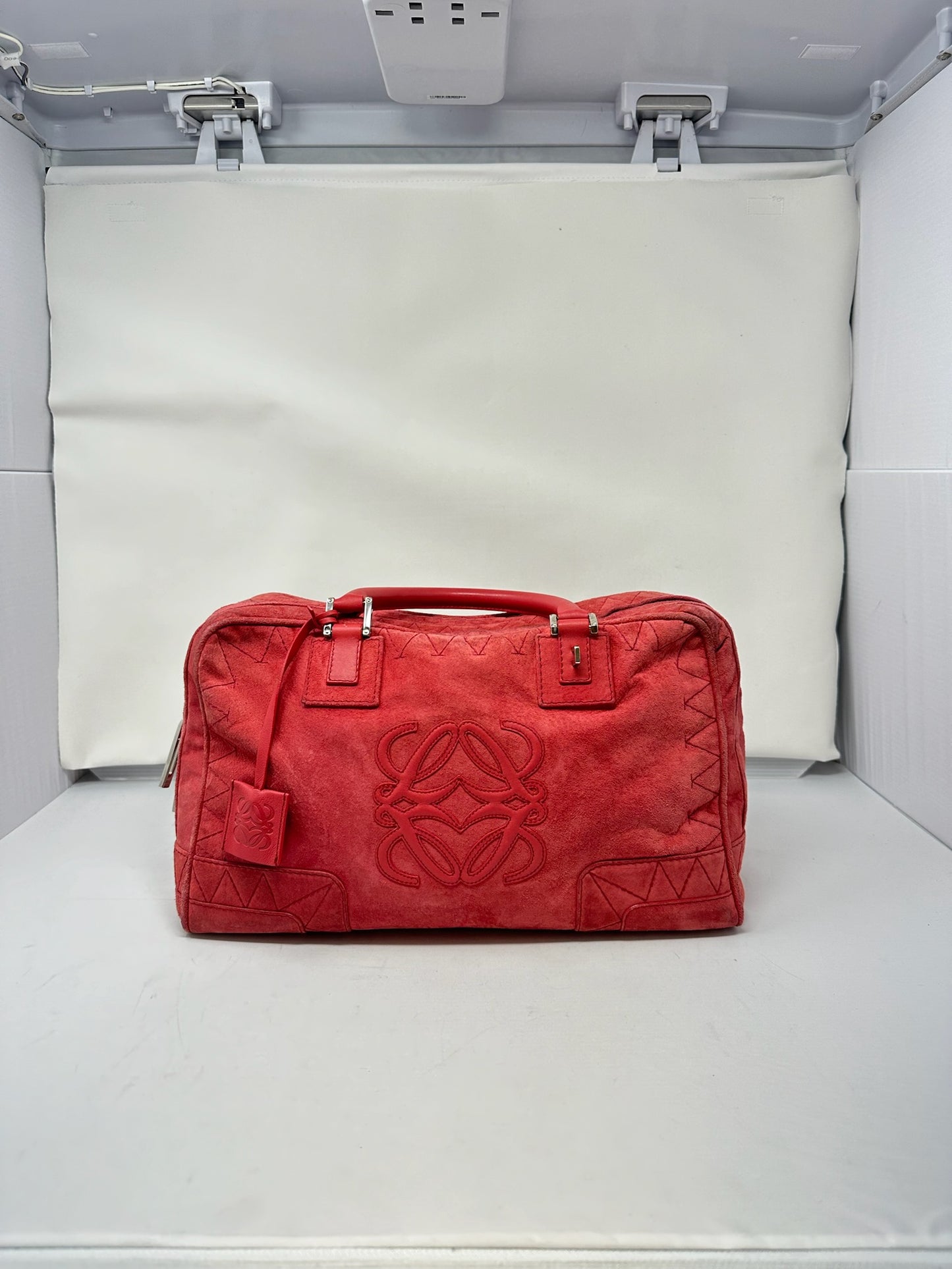 Loewe Amazona 36 Rose Suede