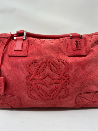 Loewe Amazona 36 Rose Suede