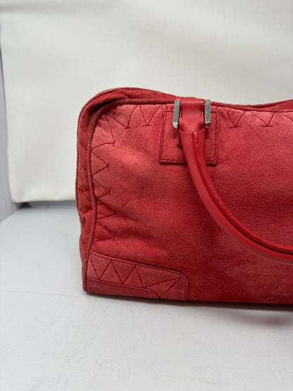 Loewe Amazona 36 Rose Suede