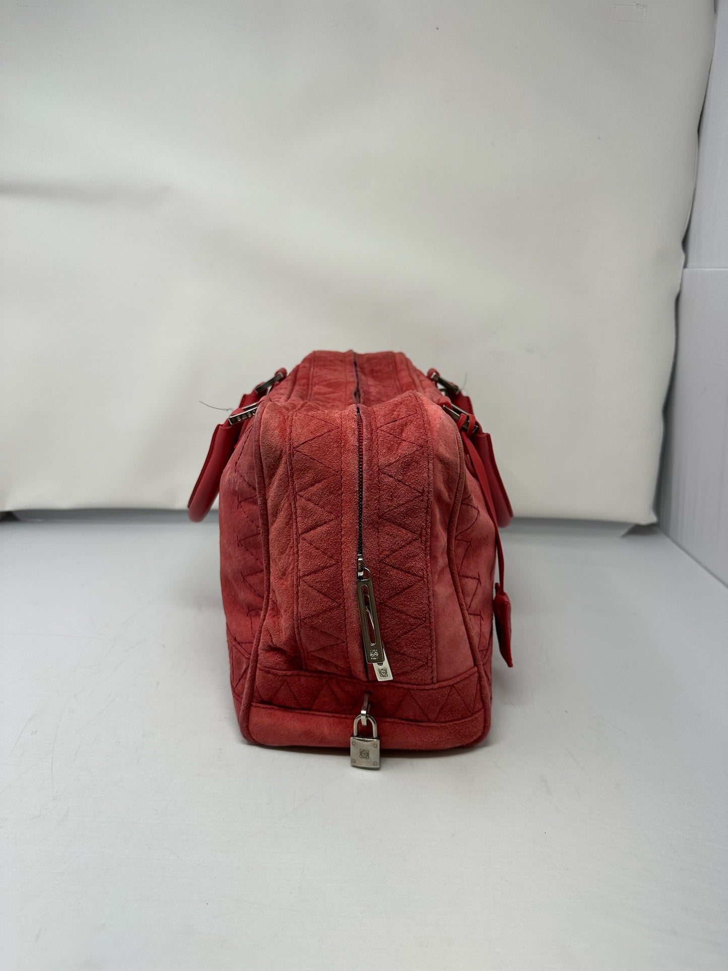 Loewe Amazona 36 Rose Suede