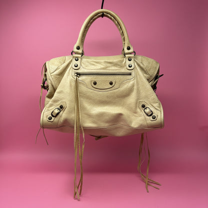 Balenciaga City Bag Ivory