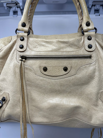 Balenciaga City Bag Ivory