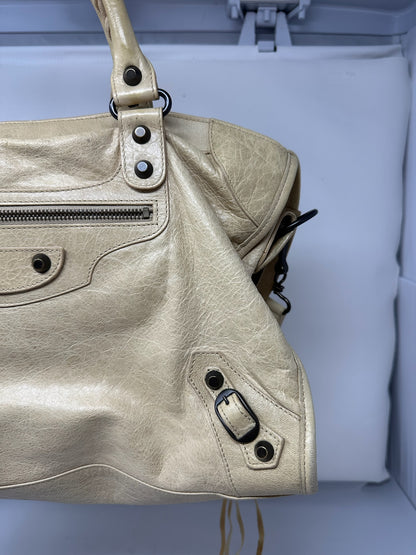 Balenciaga City Bag Ivory