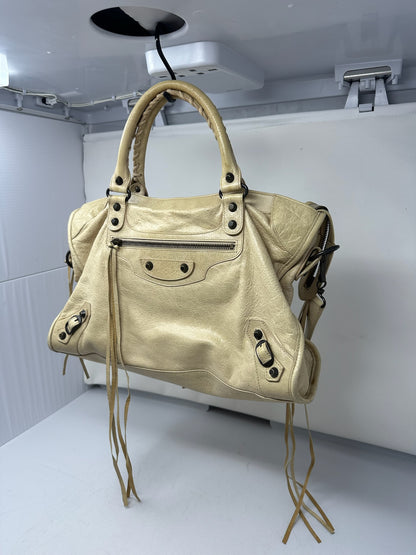 Balenciaga City Bag Ivory