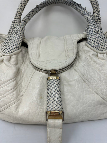 Fendi Spy Bag White Leather