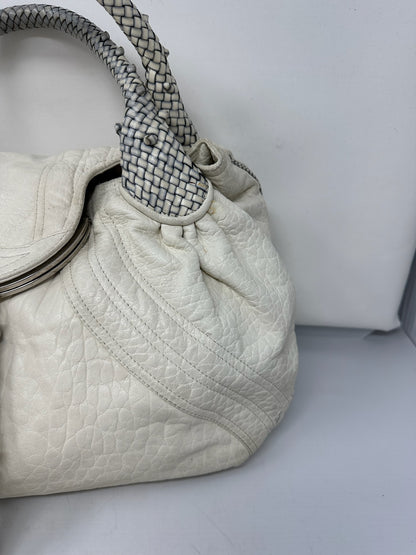 Fendi Spy Bag White Leather