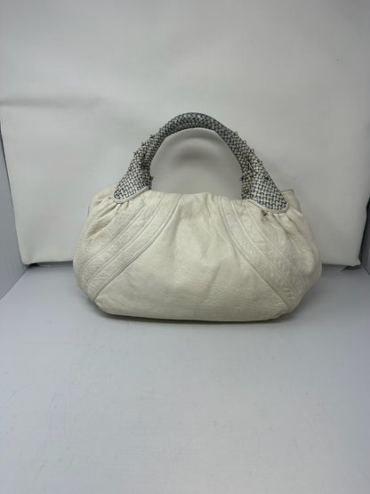 Fendi Spy Bag White Leather