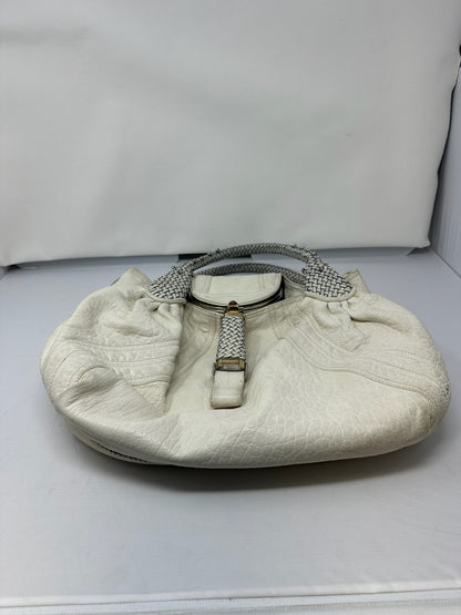 Fendi Spy Bag White Leather