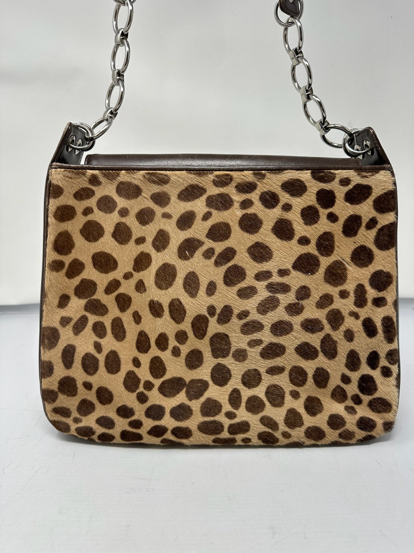 YSL Leopard Print Pony Hair (comes with original duster)