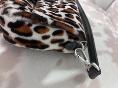 Fendi Leopard Print Baguette Bag