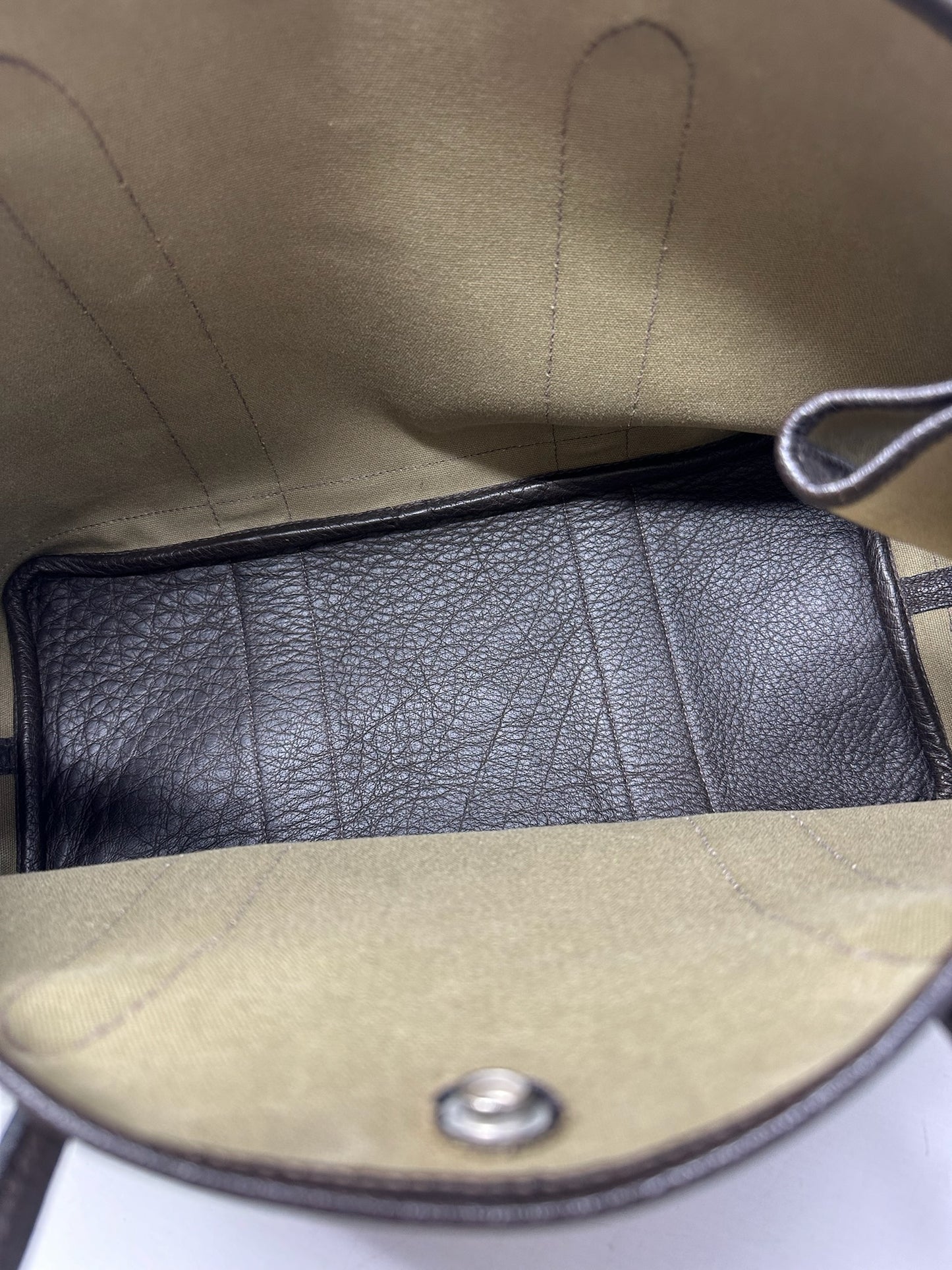 Hermes Garden Party Khaki Tote