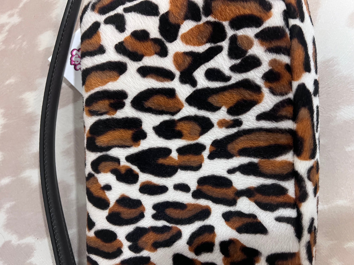 Fendi Leopard Print Baguette Bag
