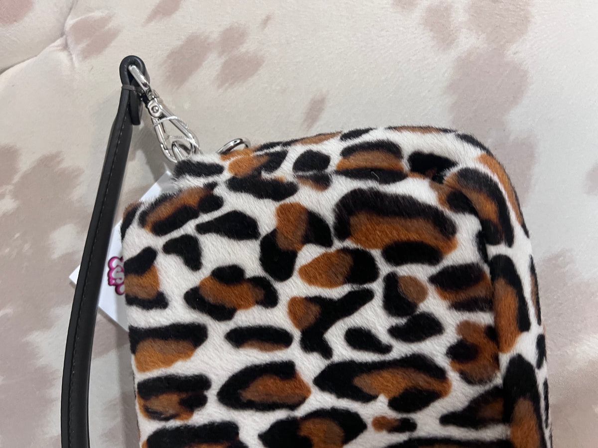 Fendi Leopard Print Baguette Bag