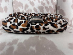 Fendi Leopard Print Baguette Bag
