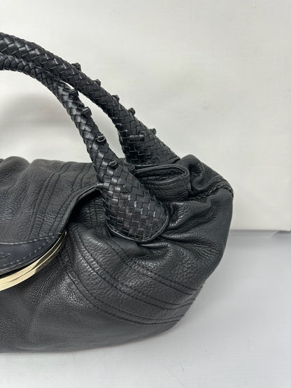 Fendi Spy Bag Black Leather (Missing Key Luck Charm)