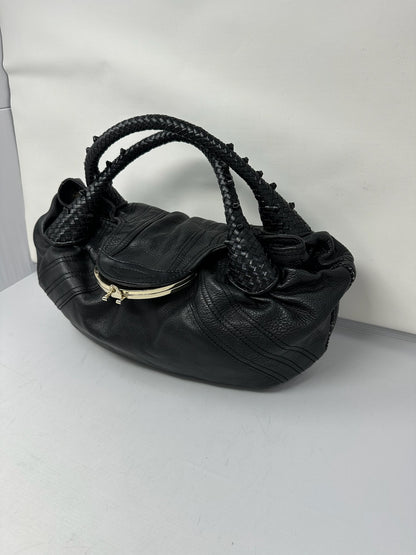 Fendi Spy Bag Black Leather (Missing Key Luck Charm)