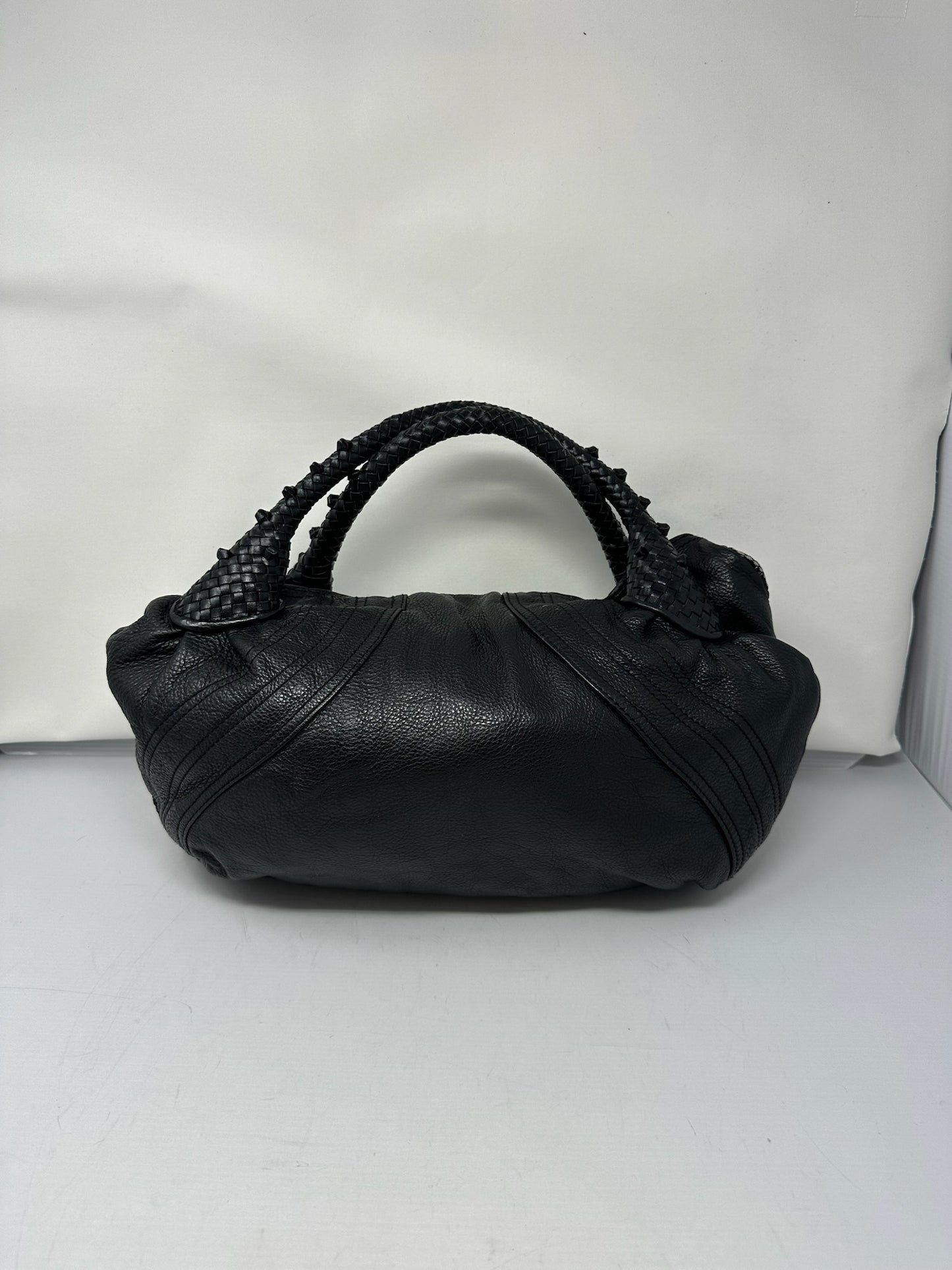 Fendi Spy Bag Black Leather (Missing Key Luck Charm)