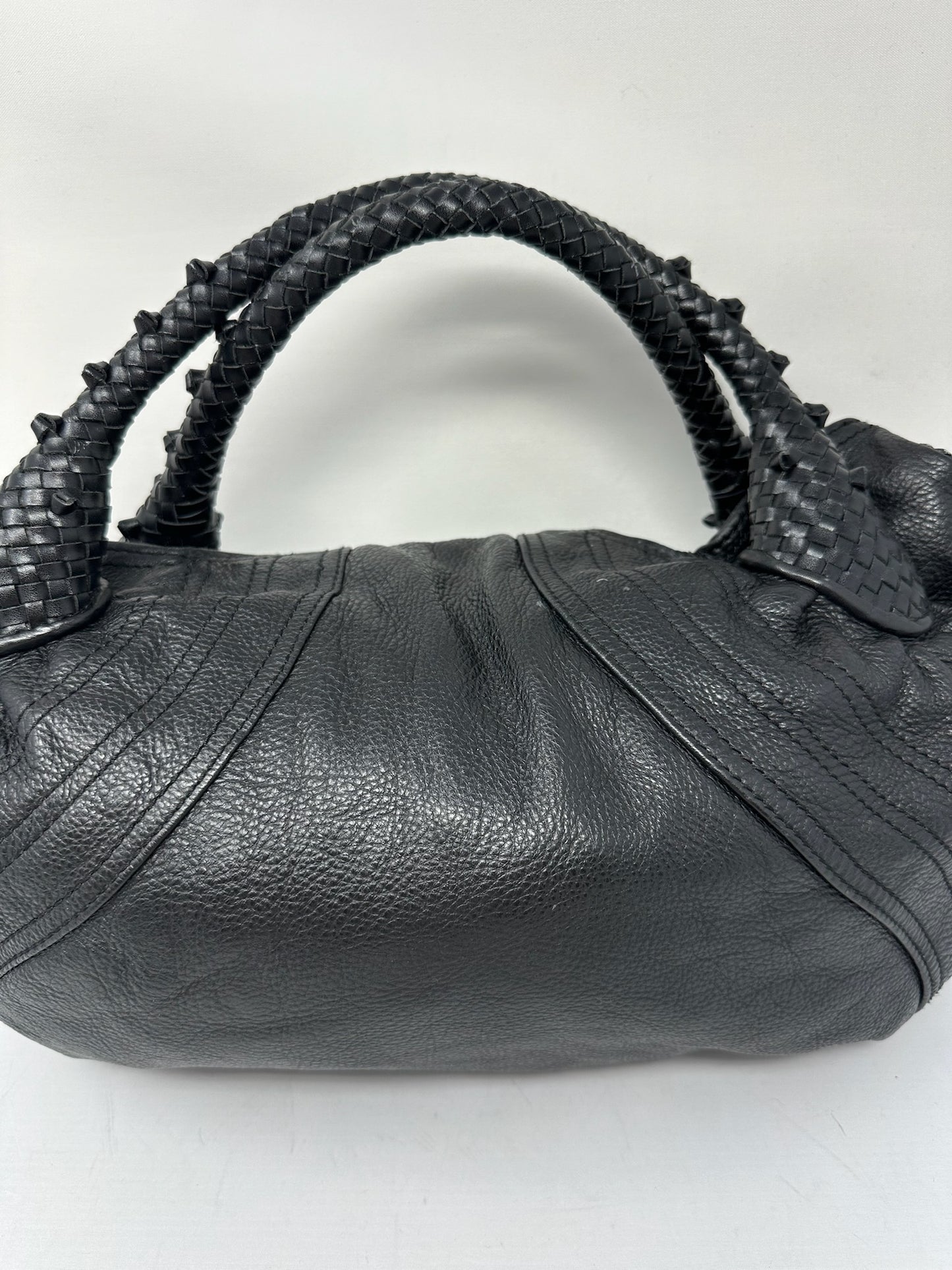 Fendi Spy Bag Black Leather (Missing Key Luck Charm)