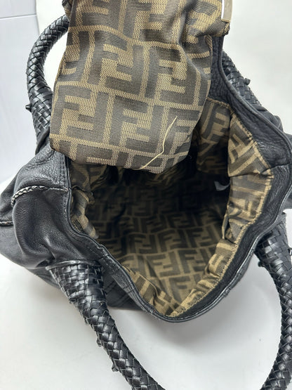Fendi Spy Bag Black Leather (Missing Key Luck Charm)
