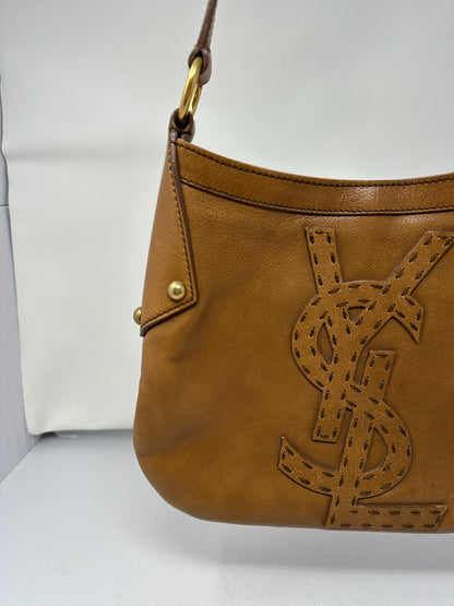 YSL Brown Leather Hobo
