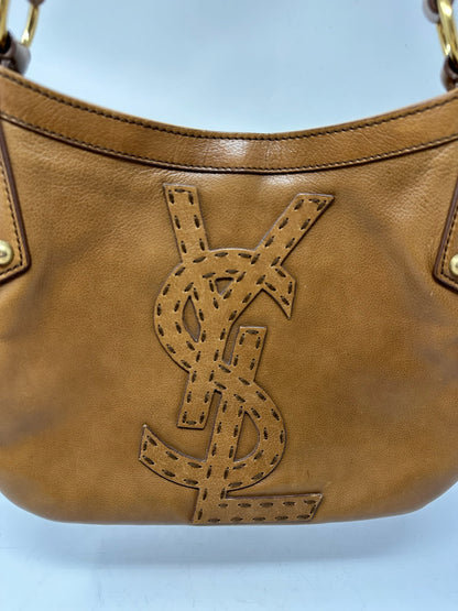 YSL Brown Leather Hobo