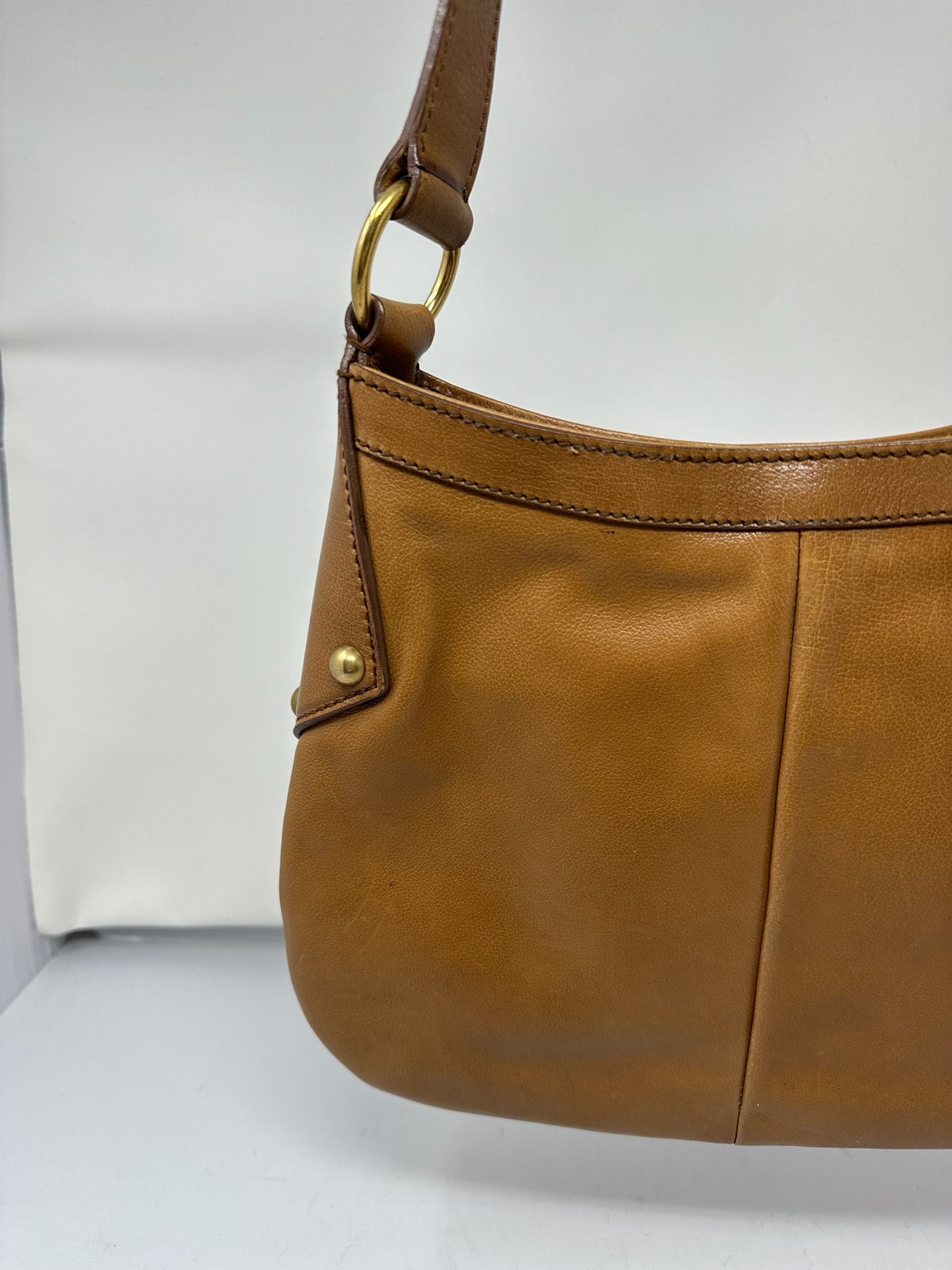 YSL Brown Leather Hobo