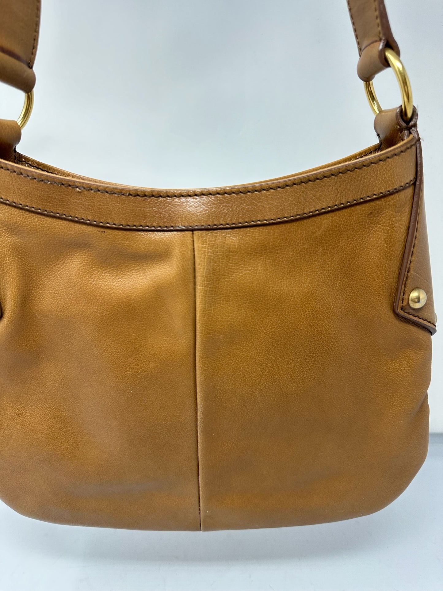 YSL Brown Leather Hobo