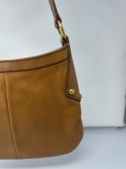 YSL Brown Leather Hobo
