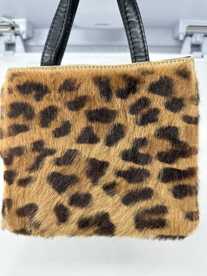Loewe Furry Leopard Print Mini Tote Bag