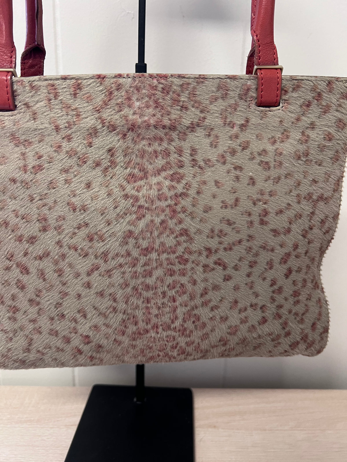 Bottega Veneta Leopard Print Pony Hair Leather Tote Bag
