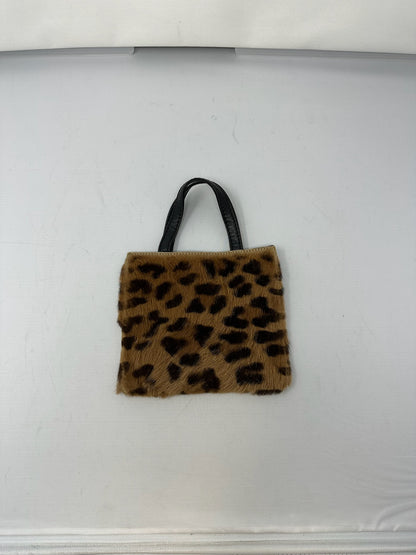 Loewe Furry Leopard Print Mini Tote Bag