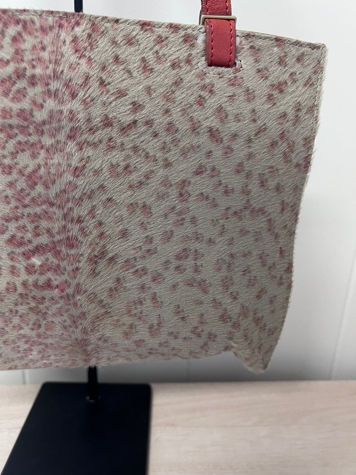 Bottega Veneta Leopard Print Pony Hair Leather Tote Bag
