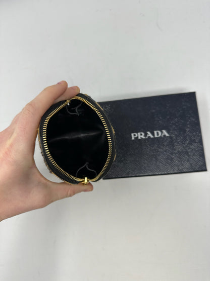 Prada Mini Pouch Pony Hair Animal Print