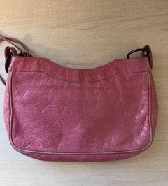 Balenciaga Pink Leather Classic Hip Crossbody Bag