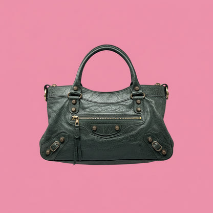 Balenciaga CIty Bag Dark Grey Leather