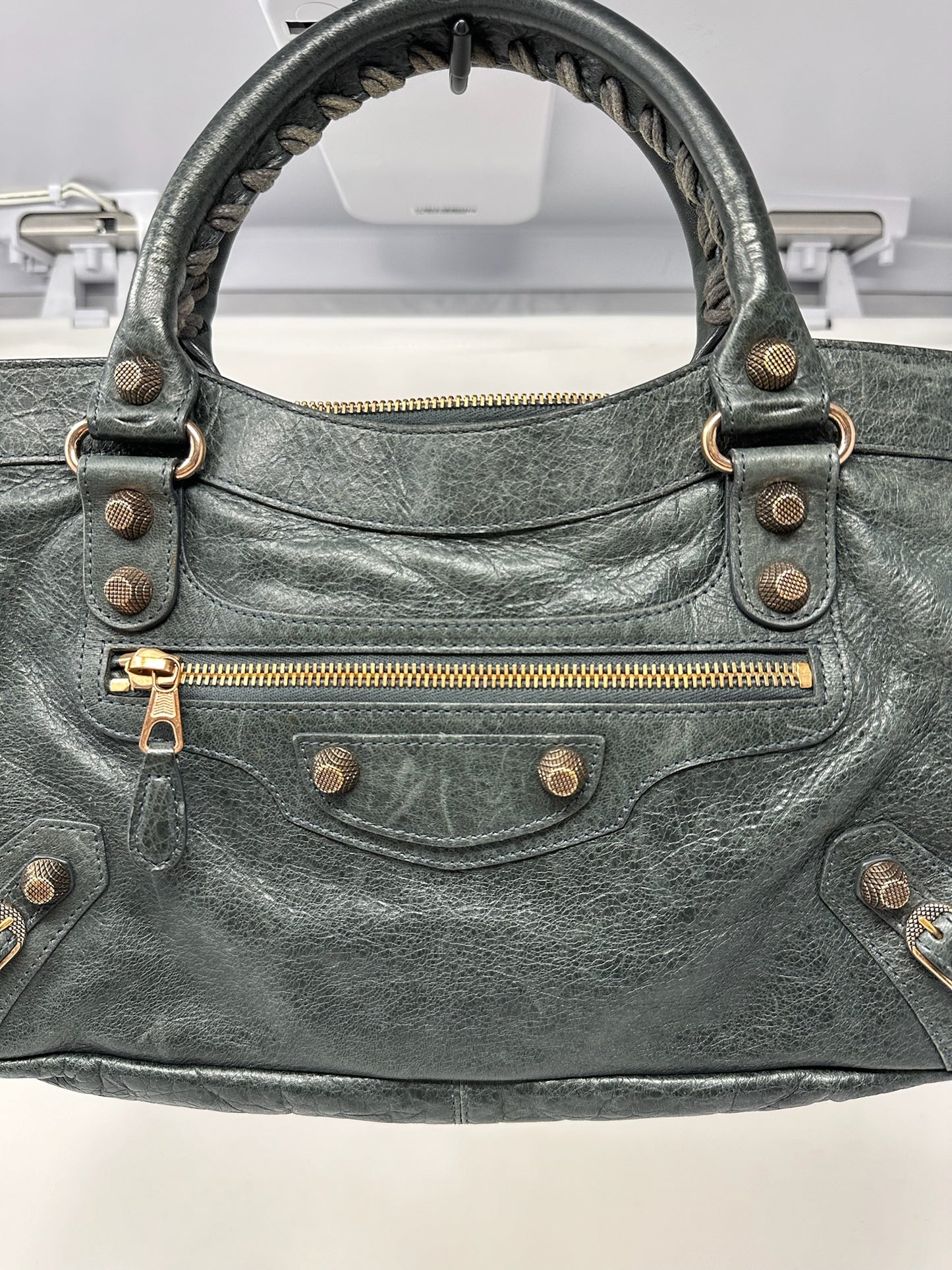 Balenciaga CIty Bag Dark Grey Leather